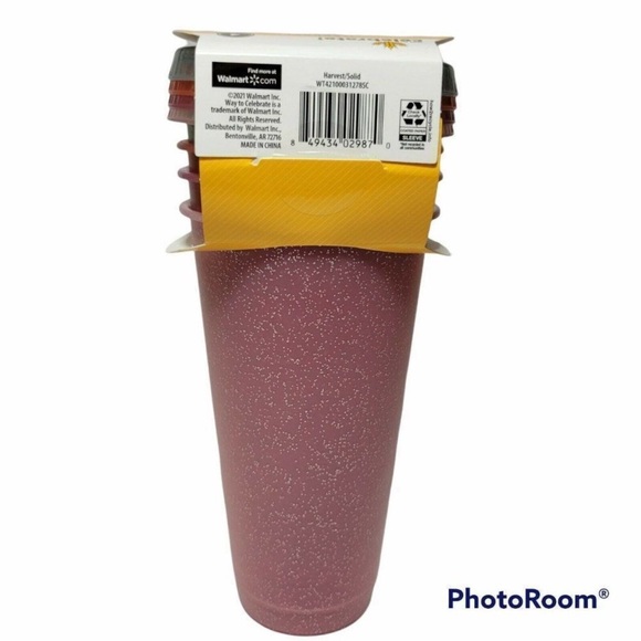 Way to Celebrate Harvest Fall Color Changing Tumbler Cups Reusable 4-Pack: NEW! - Picture 11 of 12